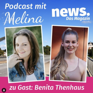 benita thenhaus im podcast interview mit melina hildebrandt für news das magazin